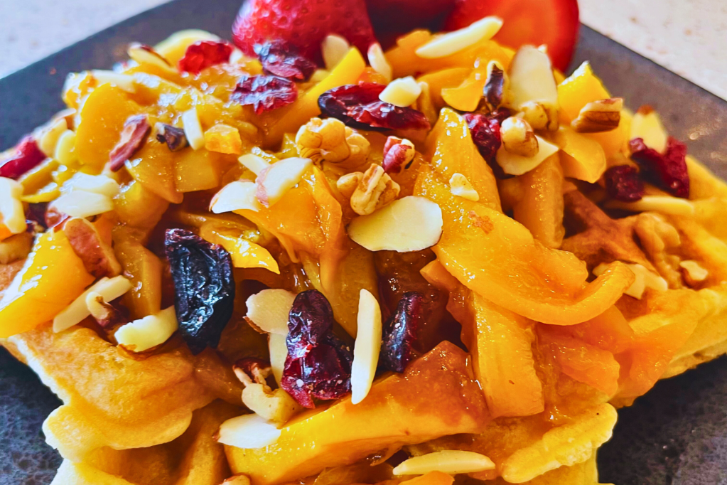 Mango-Tango Waffles